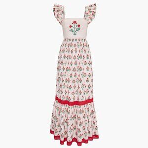 NWT Hill House Home The Pippa Dress - Poppy Block Print